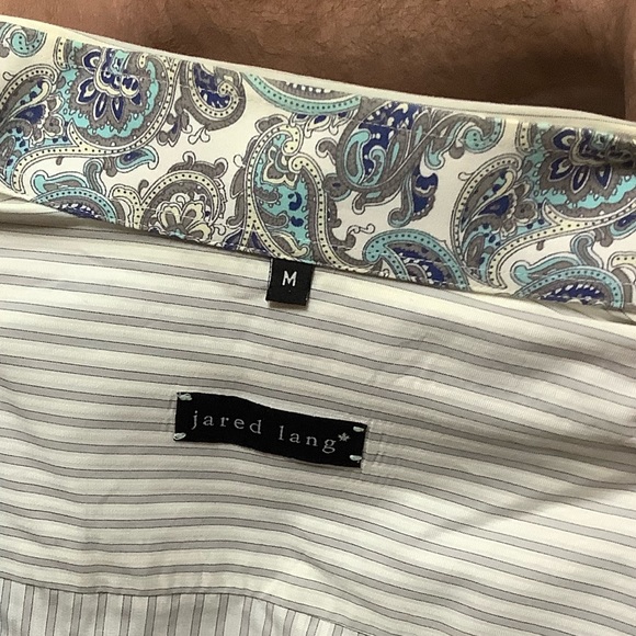 EUC Jared Lang striped shirt - Picture 6 of 6